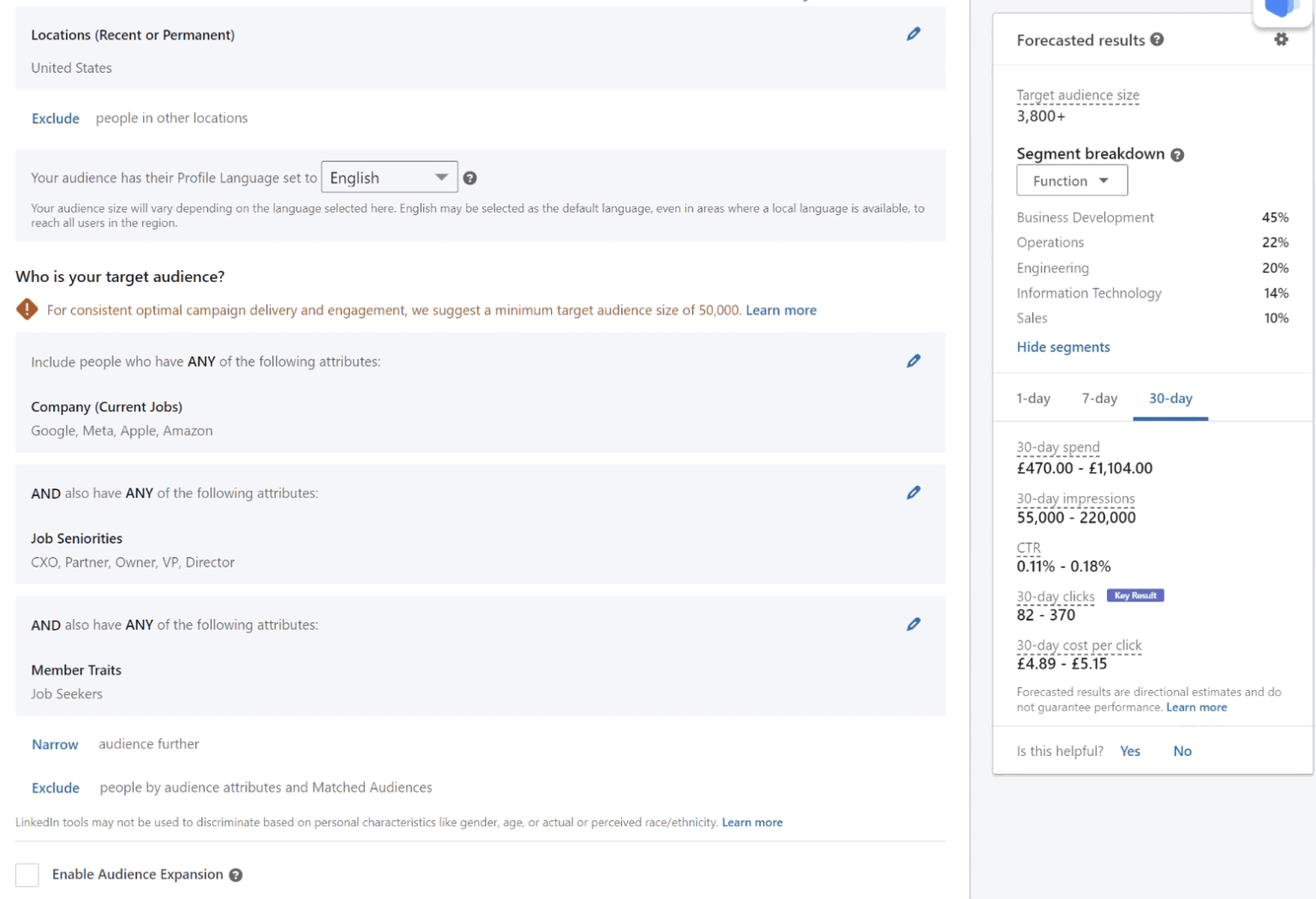 Zero In on the Best Customers With Precise LinkedIn Targeting