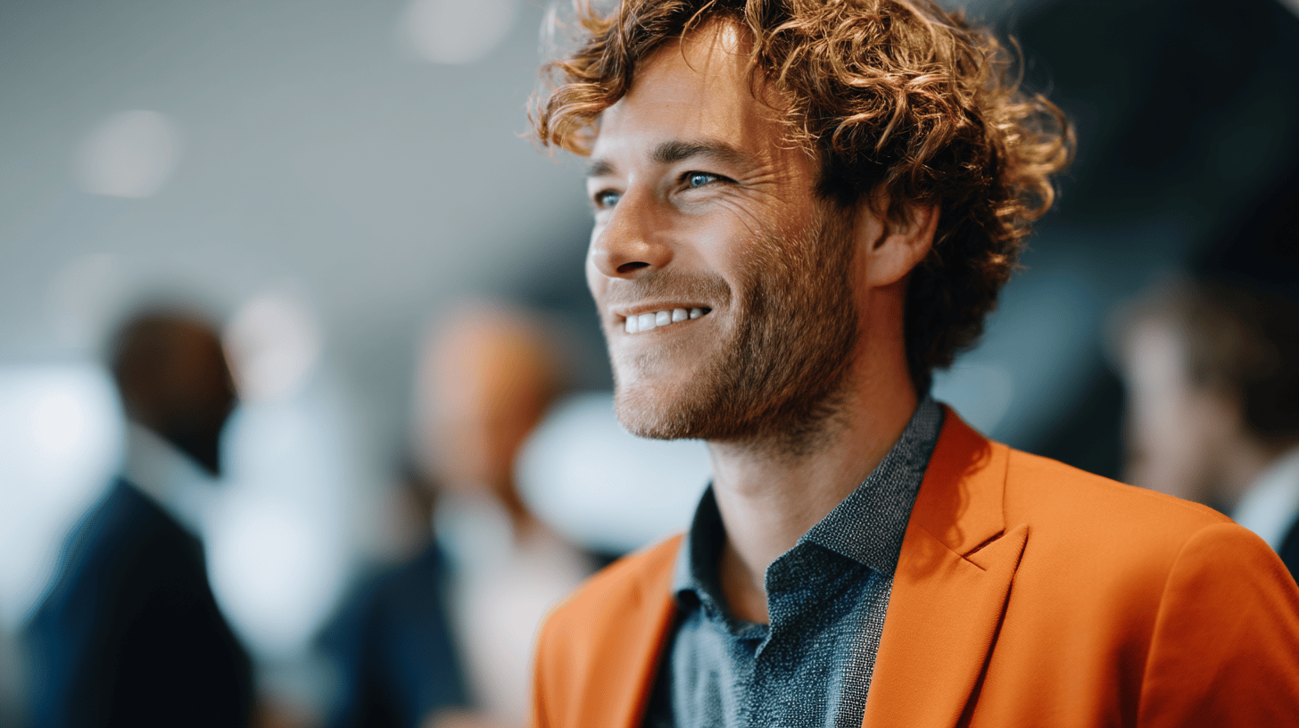 A business leader engaging with account-based marketing efforts as a key decision-maker and recipient of personalized campaigns