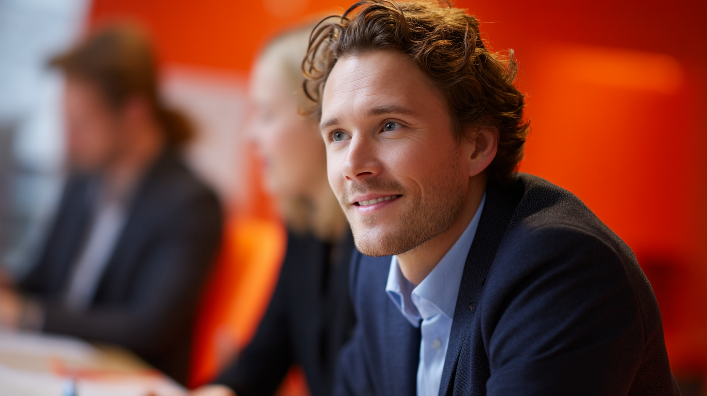 Business meeting with engaged participants.