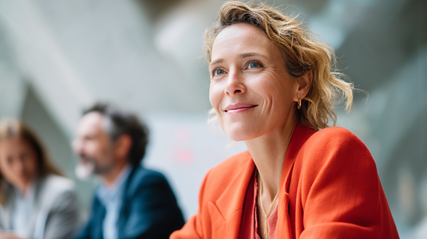 Business meeting with engaged participants.