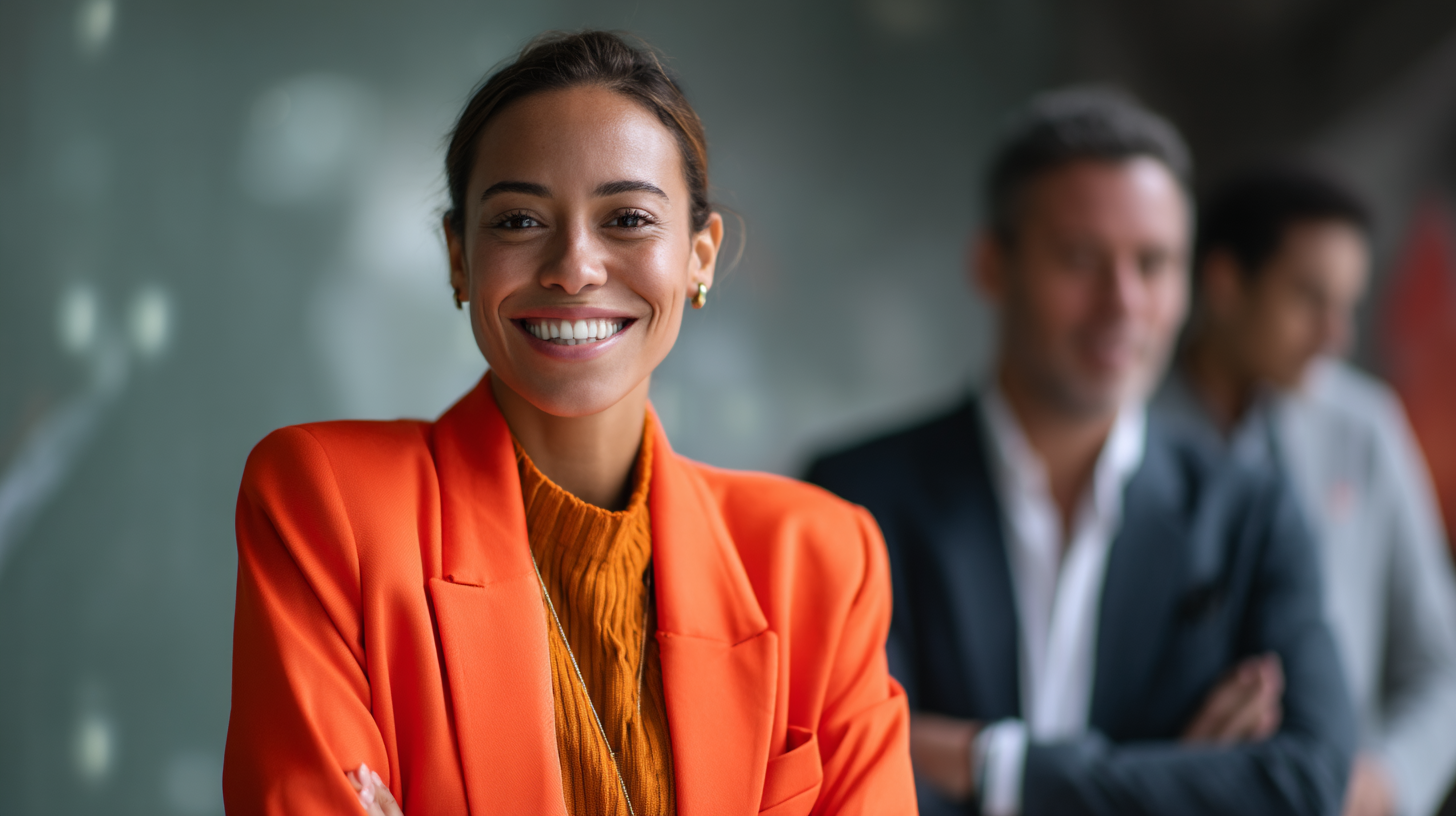 Professionals in a business setting.